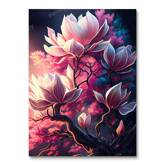 Magnolia Flowers VII (Diamond Painting)