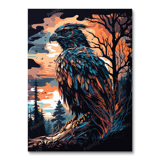 Twilight Eagle (Diamond Painting)
