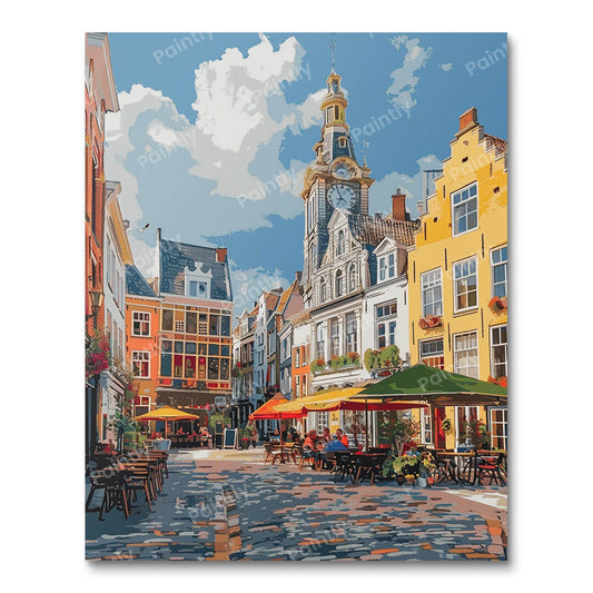 Market Square (Paint by Numbers)