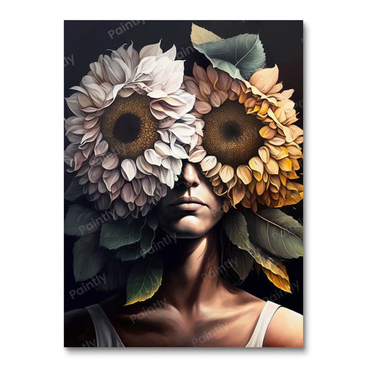 The Sunflower Temptress (Paint by Numbers)