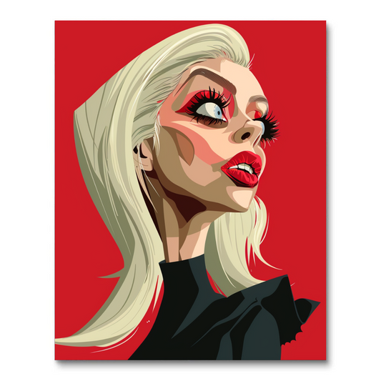 Playful Gaga (Paint by Numbers)