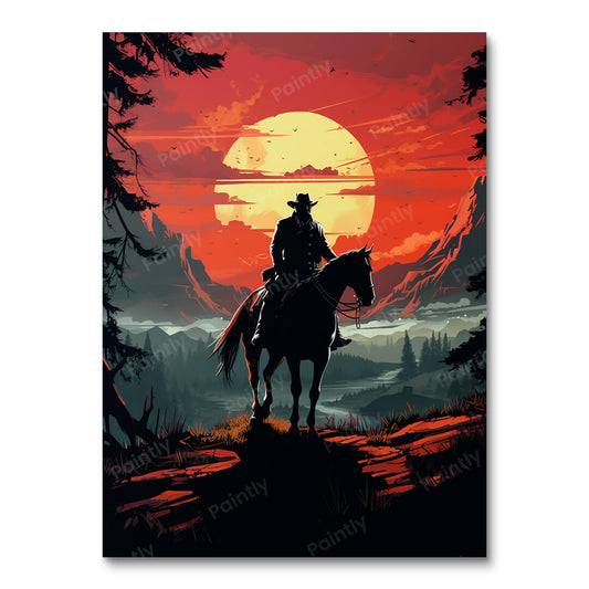 Red Dead Ride III (Diamond Painting)