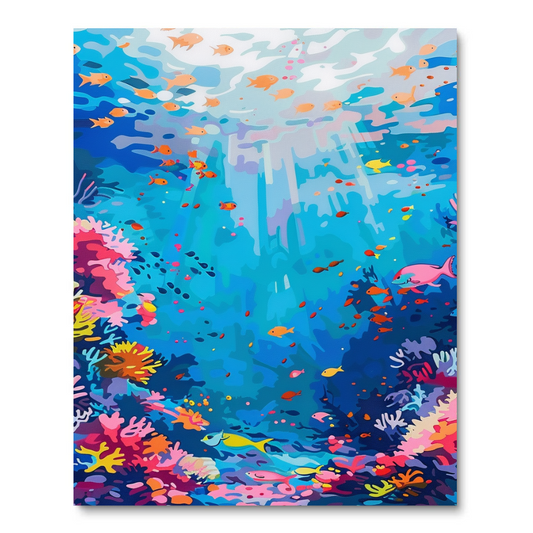 Underwater Oasis (Paint by Numbers)