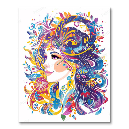 Virgo Zodiac Sign (Paint by Numbers)