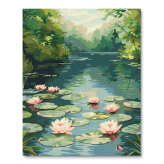 Water Lily (Paint by Numbers)