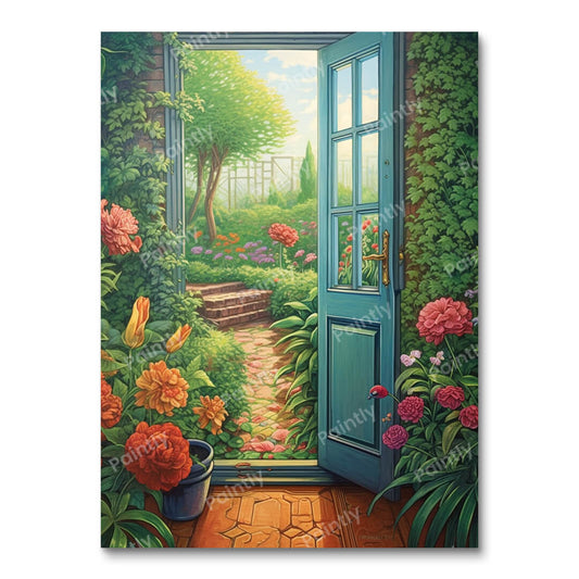 Doorway to Blossom Bliss (Paint by Numbers)