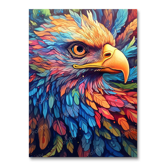Psychedelic Eagle I (Diamond Painting)