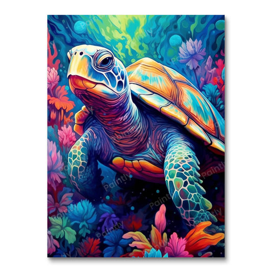 Sea Turtle I (Paint by Numbers)