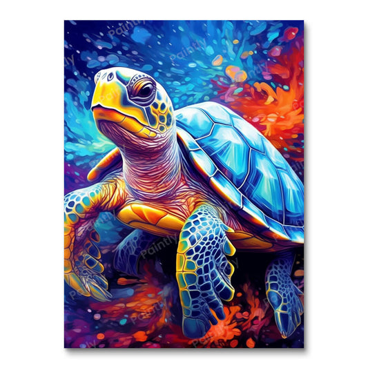 Sea Turtle II (Paint by Numbers)